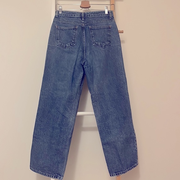 Oak + Fort 70’s look high-waisted flared jeans - Picture 2 of 2